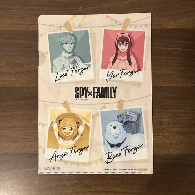 LION ナノックス SPY×FAMILY クリアファイル ロイド エンタメ/ホビーのアニメグッズ(クリアファイル)の商品写真