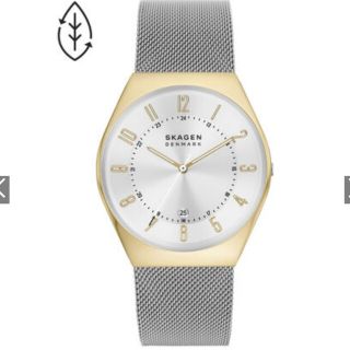 スカーゲン(SKAGEN)のSKAGEN スカーゲン シルバートーン ステンレススチール メッシュウォッチ(腕時計(アナログ))