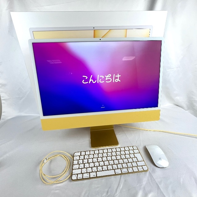 超歓迎された Apple A2438 512GB 8GB M1 24インチ 2021 iMac 美品 - デスクトップ型PC