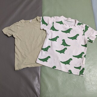 エイチアンドエム(H&M)の半袖　Tシャツ　92　恐竜のみ(Tシャツ/カットソー)