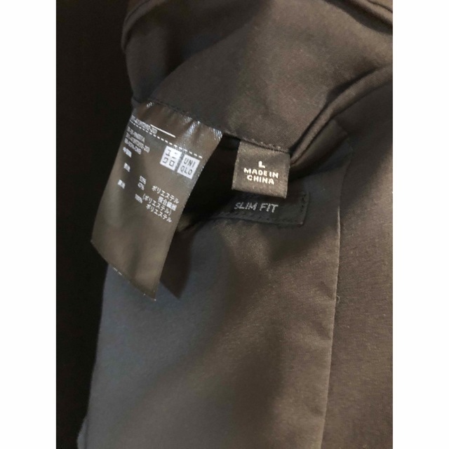 UNIQLO(ユニクロ)の感動ジャケット×感動パンツ　ブラック メンズのジャケット/アウター(テーラードジャケット)の商品写真