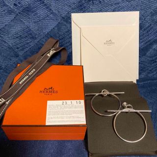 エルメス(Hermes)のりんご様専用 新品未使用 HERMES エルメス ループピアス MM ピアス(ピアス)