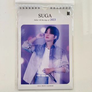 ボウダンショウネンダン(防弾少年団(BTS))の◆新品◆ BTSのシュガ、2023年 ミニ壁掛けカレンダー(アイドルグッズ)