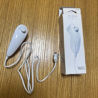 ウィー(Wii)のwii ヌンチャク　白(家庭用ゲーム機本体)