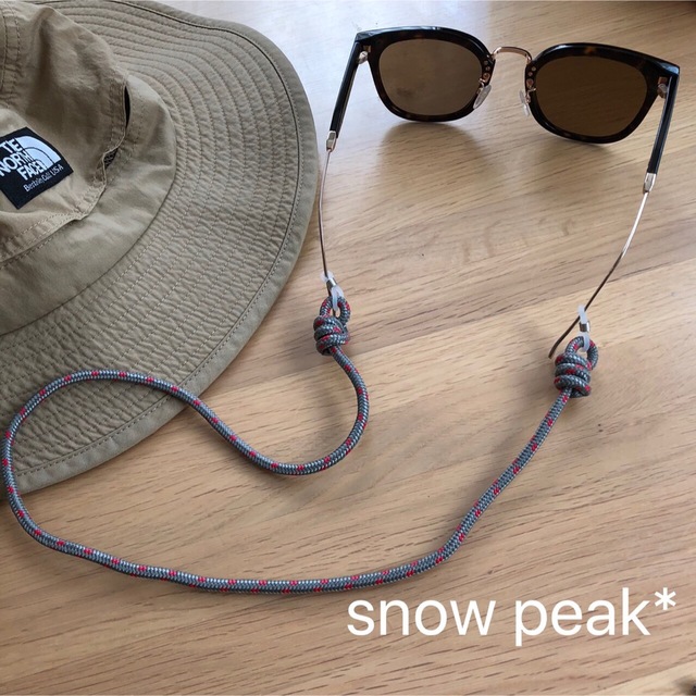 Snow Peak(スノーピーク)のスノーピーク　メガネストラップ エンタメ/ホビーのミリタリー(個人装備)の商品写真