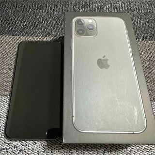 アイフォーン(iPhone)の【SIMフリー】iPhone11pro 256GB スペースグレイ(スマートフォン本体)