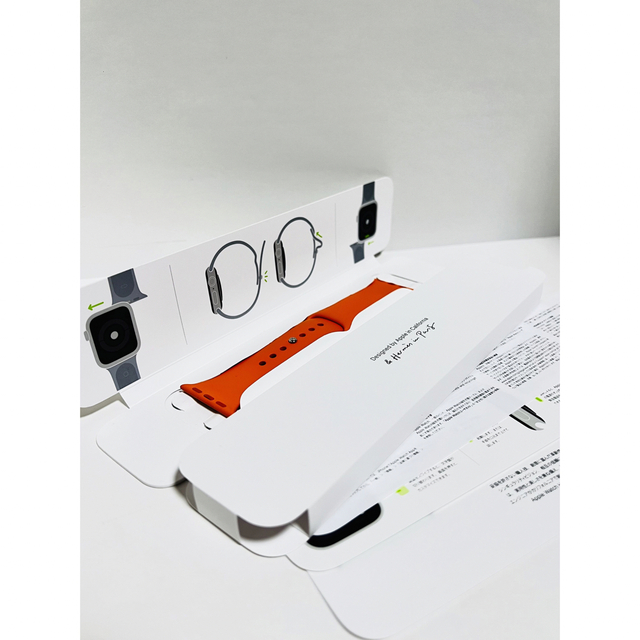 Apple Watch HERMES エルメス オレンジラバーバンド 38〜41 メンズ