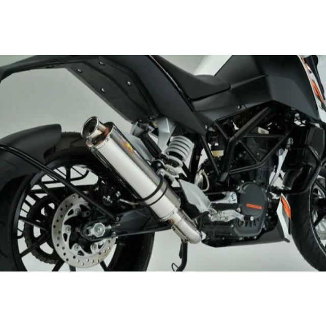 Realize KTM デューク125 22Racing SUS マフラー注意