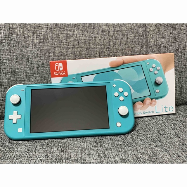 Nintendo Switch(ニンテンドースイッチ)のNintendo Switch LITE★ターコイズ　最終値下げ。 エンタメ/ホビーのゲームソフト/ゲーム機本体(携帯用ゲーム機本体)の商品写真