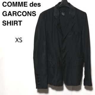 コムデギャルソン(COMME des GARCONS)のコムデギャルソンシャツ 製品染め ポリナイロン 3Bテーラードジャケット XS(テーラードジャケット)