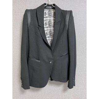 イフシックスワズナイン(IF SIX WAS NINE)のifsixwasnine W PEAK stripe jacket(テーラードジャケット)