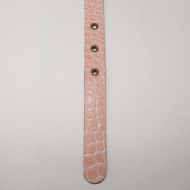 中·大型犬用 本革首輪 幅20㎜ 厚さ3㎜ 全長48cm 首回り30~35cm