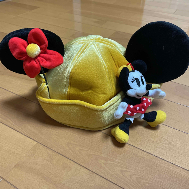 Disney(ディズニー)のディズニー　ミニー　キャップ エンタメ/ホビーのおもちゃ/ぬいぐるみ(キャラクターグッズ)の商品写真