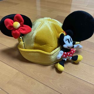 ディズニー(Disney)のディズニー　ミニー　キャップ(キャラクターグッズ)