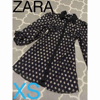 ザラ(ZARA)のZARA シャツワンピース(ミニワンピース)