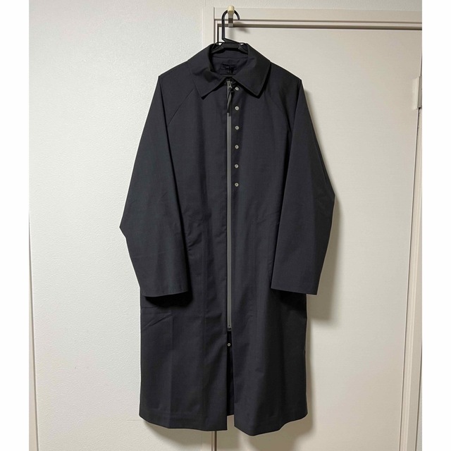 Jil Sander(ジルサンダー)のOmar Afridi 22aw Zipped Balmacaan Coat メンズのジャケット/アウター(ステンカラーコート)の商品写真