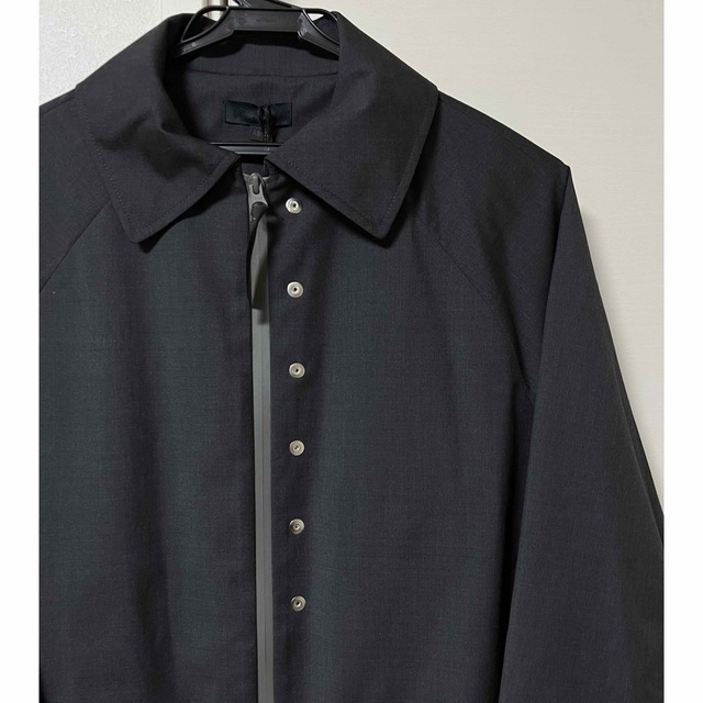 Omar Afridi 22aw Zipped Balmacaan Coat - 3