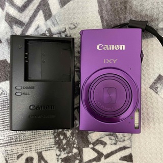 キヤノン(Canon)の1/27までの出品:Canon ixy 430F パープル　超美品(コンパクトデジタルカメラ)