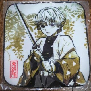 鬼滅の刃 タオル 我妻善逸 ハンカチ 鬼殺隊 グッズ(タオル)