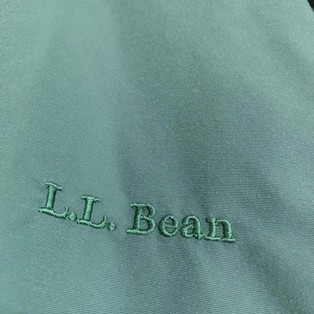 L.L.Bean(エルエルビーン)の古着　LLBEAN フリース　ナイロンジャケット　グリーン　緑　4d メンズのジャケット/アウター(ブルゾン)の商品写真