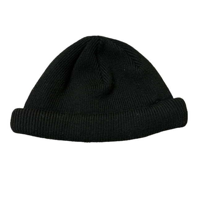RACAL(ラカル)の【人気】ラカル　RACAL ニット　キャップ ビーニー　ブラック　黒　古着 メンズの帽子(ニット帽/ビーニー)の商品写真
