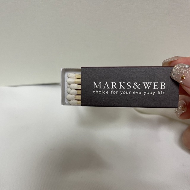 MARKS&WEB(マークスアンドウェブ)のMARKS&WEB ハーバルキャンドル  マンダリン コスメ/美容のリラクゼーション(キャンドル)の商品写真