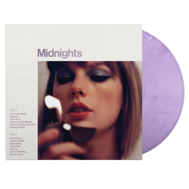 エンタメ/ホビーLavender限定盤レコード Taylor Swift Midnights