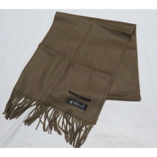 エディフィス(EDIFICE)の■新品【エディフィス】極上カシミアマフラー ベージュCASHMERE EDIFI(マフラー)