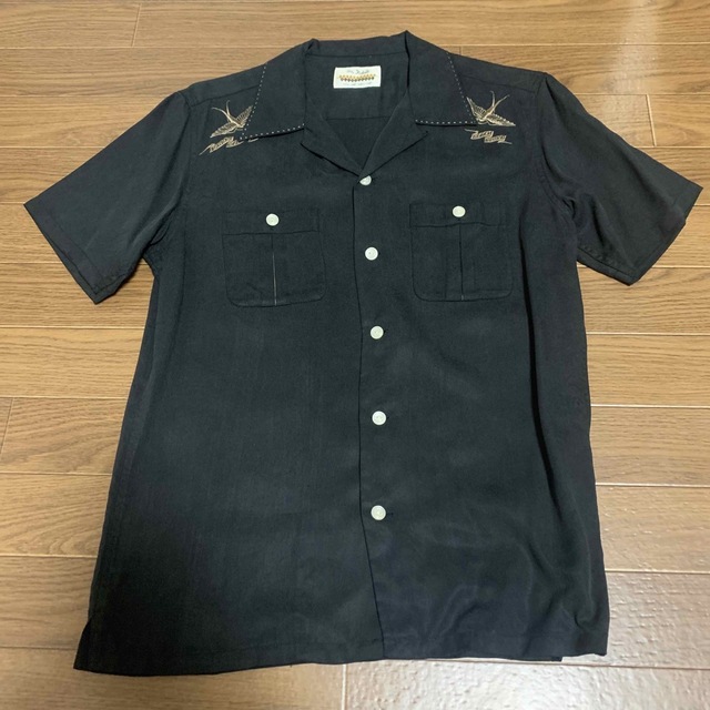 RUDE GALLERY(ルードギャラリー)のルードギャラリーブラックレーベル　ボウリングシャツ メンズのトップス(Tシャツ/カットソー(半袖/袖なし))の商品写真