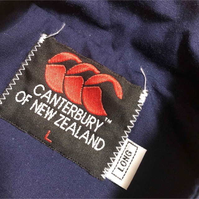 CANTERBURY(カンタベリー)の90s CANTERBURY DELONG ブルゾン 白 L 刺繍 古着 メンズのジャケット/アウター(ブルゾン)の商品写真