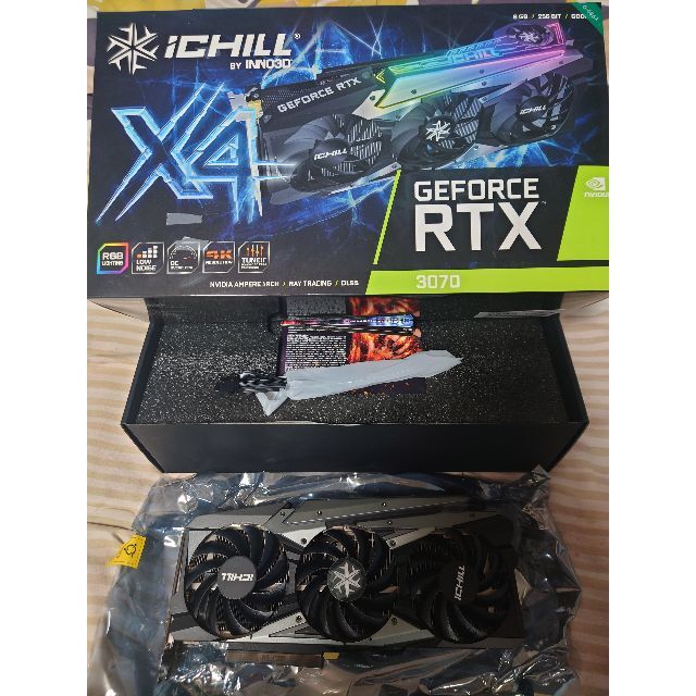 INNO3D  RTX 3070 ICHILL X4【品】保証使用済PC/タブレット