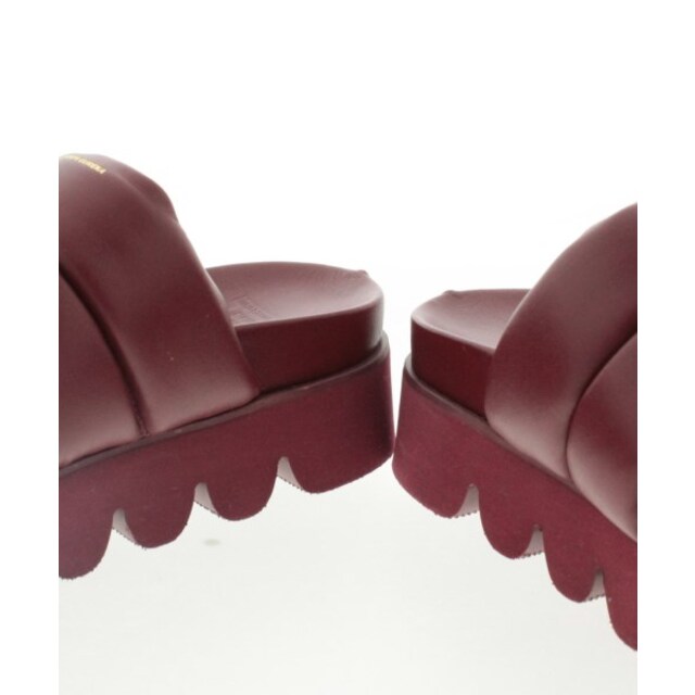 MAISON EUREKA メゾンエウレカ サンダル S(23cm位) 赤系_5