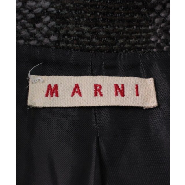 Marni(マルニ)のMARNI マルニ コート（その他） 38(S位) グレーxカーキ(チェック) 【古着】【中古】 レディースのジャケット/アウター(その他)の商品写真