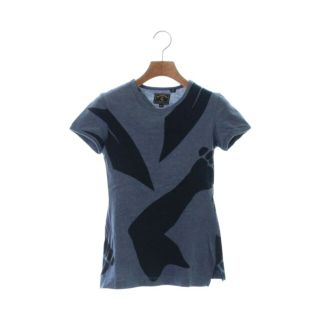 アングロマニア(ANGLOMANIA（Vivienne Westwood）)のANGLOMANIA アングロマニア Tシャツ・カットソー XS 紺系(総柄) 【古着】【中古】(カットソー(半袖/袖なし))