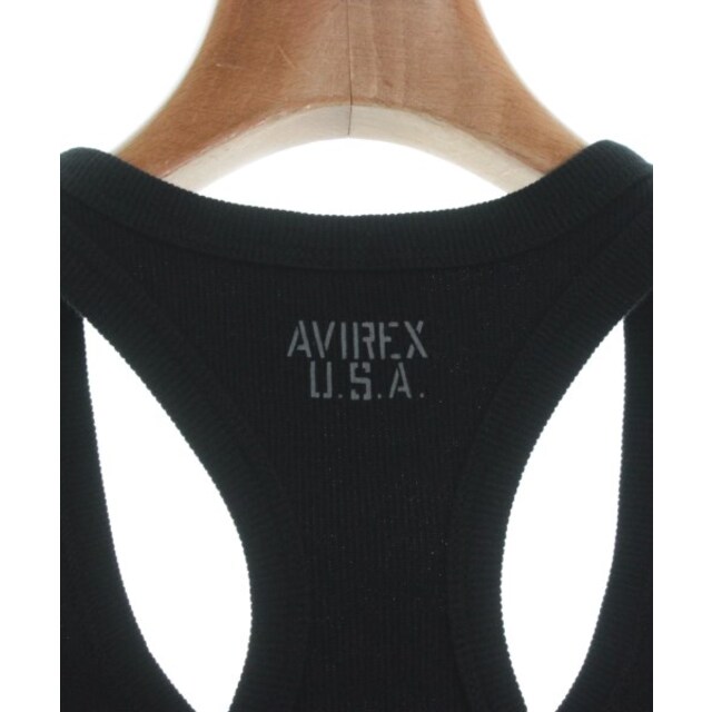 AVIREX(アヴィレックス)のAVIREX アヴィレックス タンクトップ XL 黒 【古着】【中古】 メンズのトップス(タンクトップ)の商品写真