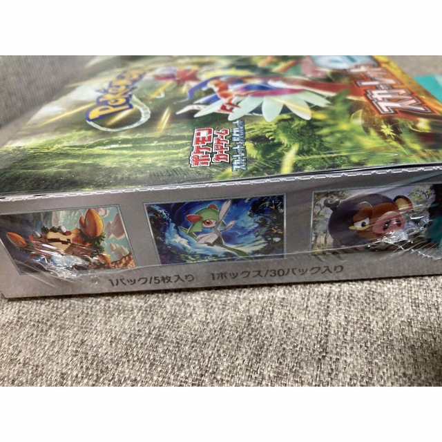 ポケモン(ポケモン)の【新品未開封】ポケモンカード　スカーレットex 1BOX シュリンク付き エンタメ/ホビーのトレーディングカード(Box/デッキ/パック)の商品写真