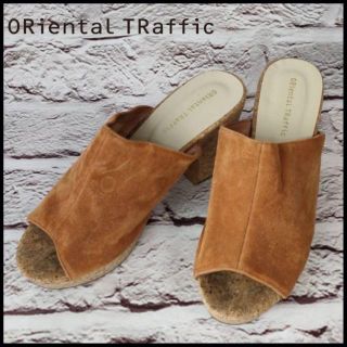 オリエンタルトラフィック(ORiental TRaffic)のOriental Traffic　ウェッジソール　ミュール　レディース【L】(サンダル)