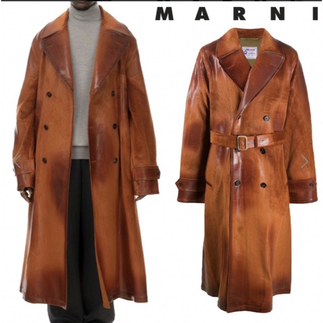Marni - marni  20aw  ワックスコーティング　トレンチコート　マルニ