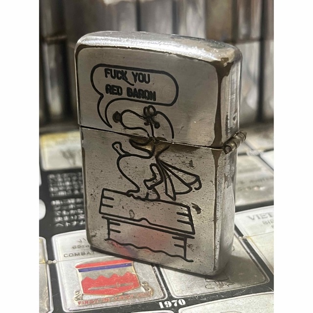 ベトナムZIPPO】本物 1966年製ベトナムジッポー「スヌーピー」SAIGO-