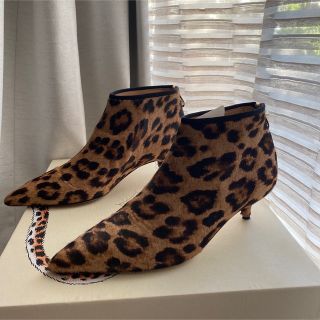 Charlotte Olympia レオパード柄 ブーティ ブーツ