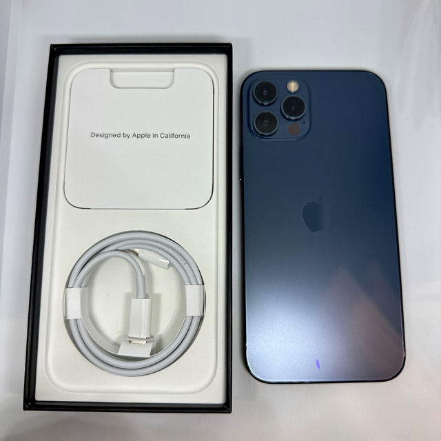 高級品市場 Apple - パシフィックブルー 256GB Pro 【おまけあり】iPhone12 スマートフォン本体