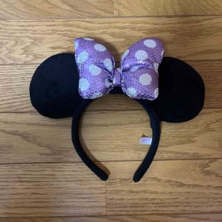 ディズニー(Disney)のミニーマウス　カチューシャ(キャラクターグッズ)
