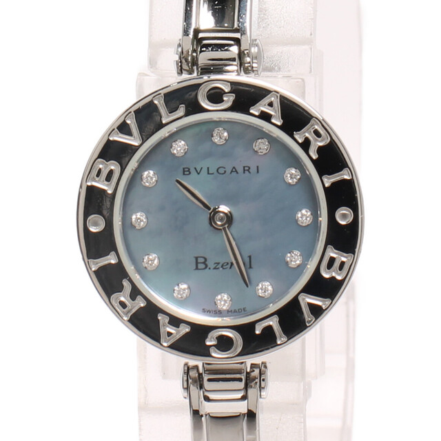 ブルガリ Bvlgari 腕時計 バングルウォッチ 12Pダイヤ レディース