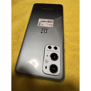 アンドロイド(ANDROID)の【超美品】Oneplus 9 Pro 12/256GB　シルバー(スマートフォン本体)