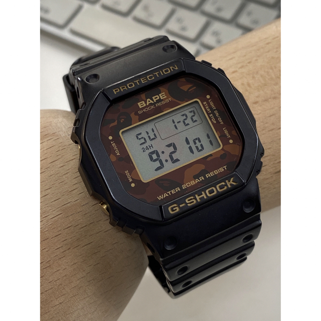 G-SHOCK/限定/DW-5600/時計/エイプ/別注/BAPE/箱付/コラボ