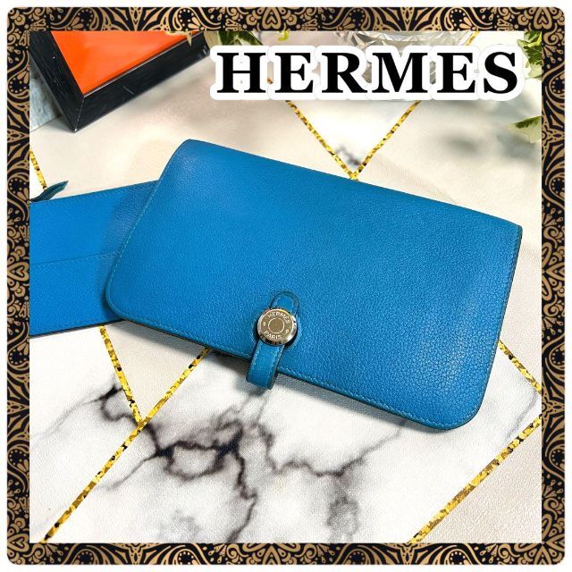 低価格で大人気の A刻印 超美品☆エルメス - Hermes ドゴンGM 長財布