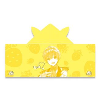 すとぷり　ねこみみフード付きタオル(るぅと)💛(アイドルグッズ)