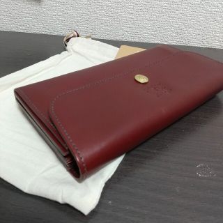 新品 イルビゾンテ 本革 レザー 財布 ウォレット ワインレッド