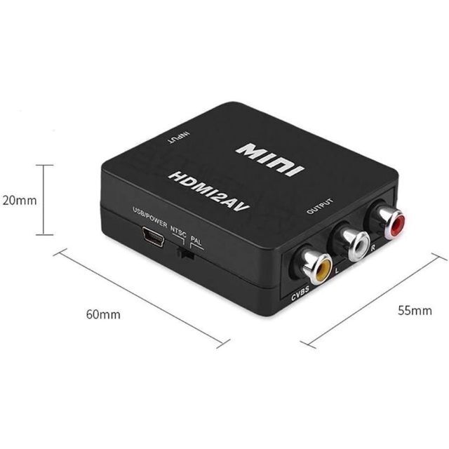 HDMI RCA 変換アダプタ AVケーブル 3色ケーブル アナログ RCA HDMI 変換アダプタ AVケーブル 3色ケーブル アナログ
