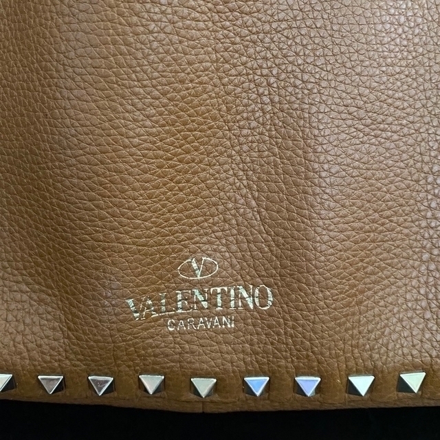 valentino garavani(ヴァレンティノガラヴァーニ)のValentino リバーシブル トートバッグ  ピンク/ブラウン レディースのバッグ(トートバッグ)の商品写真